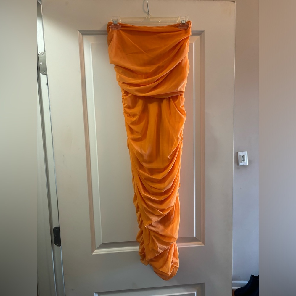 Orange corset Akira dress